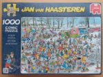 Image of the puzzle 1000, Jumbo, On Thin Ice, by Jan van Haasteren, Factory Sealed, Picture of the Box