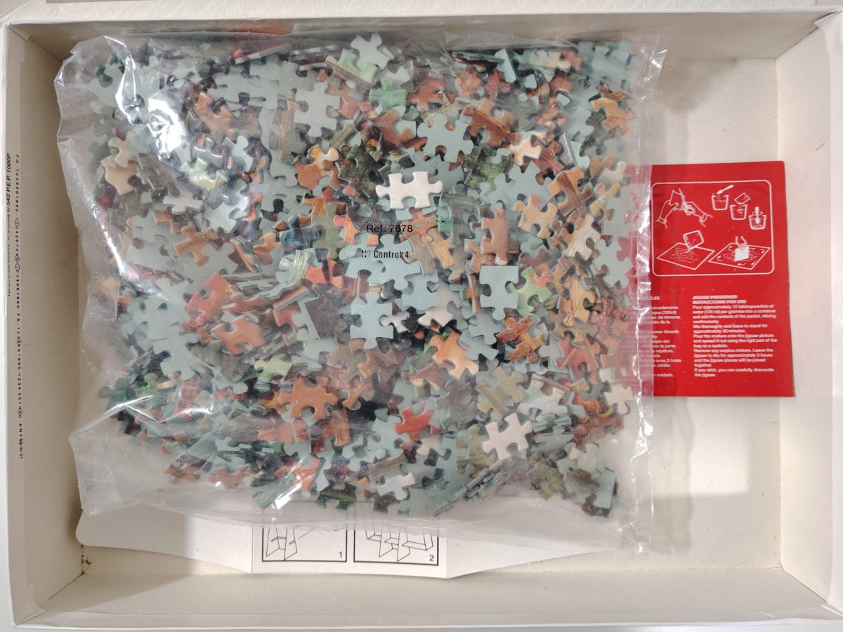 Image of the puzzle 1000, Educa, Hearing, Brueghel & Rubens, Sealed Bag, Picture of the bag