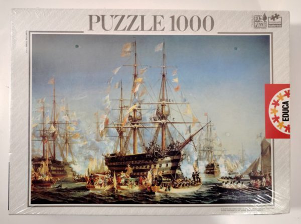 Image of the puzzle 1000, Educa, Queen Victoria’s, Jules Achille Noël, Factory Sealed, Picture of the box