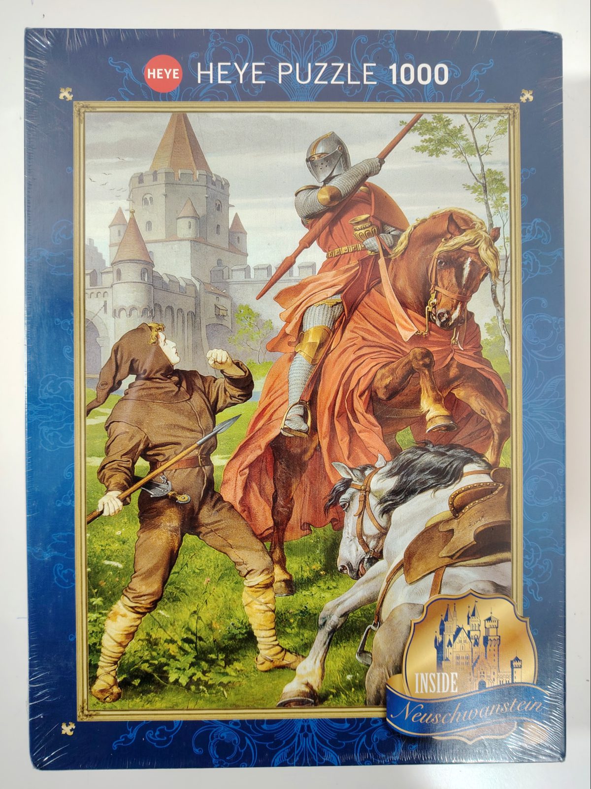 1000, Heye, Parzival, James Rieck, Factory Sealed, Listed by RarePuzzlesEurope Image of the puzzle 1000, Heye, Parzival, James Rieck, Factory Sealed, Picture of the box