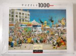 Image of the puzzle 1000, Nathan, A Game of Pétanque, Dubout, Factory Sealed, Picture of the box