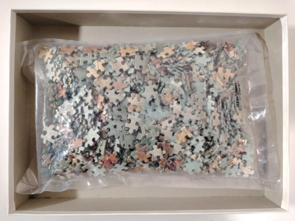 Image of the puzzle 1000, Ravensburger, Winter Landscape, Brueghel, Sealed Bag, Picture of the bag