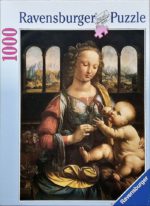 Image of the puzzle 1000, Ravensburger, Madonna of the Carnation, by Vinci, Complete, Picture of the box