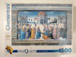 Image of the puzzle 1500, Clementoni, The Delivery of the Keys to Saint Peter, by Pietro Perugino, Factory Sealed, Picture of the Box
