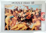 Image of the puzzle 1500, Educa, Angels in Garlands of Flowers, Maratti, Factory Sealed, Picture of the box