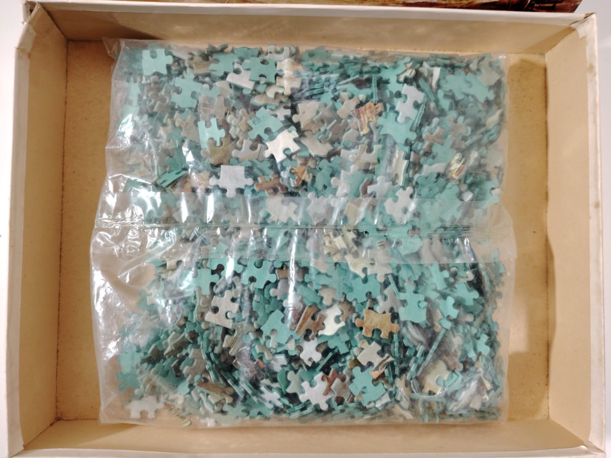 1500, MB, The Capture of Porto Bello, by George Chambers, Sealed Bag, Listed by RarePuzzlesEurope Image of the puzzle 1500, MB, The Capture of Porto Bello, by George Chambers, Sealed Bag, Picture of the bag