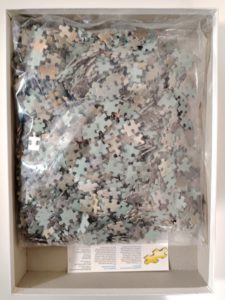 Image of the puzzle 1500, Ravensburger, Beautiful Woman, Haenraets, Sealed Bag, Picture of the bag