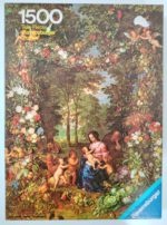 Image of the puzzle 1500, Ravensburger, Holy Family, Jan Brueghel the Elder, Sealed Bag, Picture of the box
