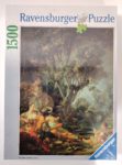 Image of the puzzle 1500, Ravensburger, The Angler, François Boucher, Factory Sealed, Picture of the box