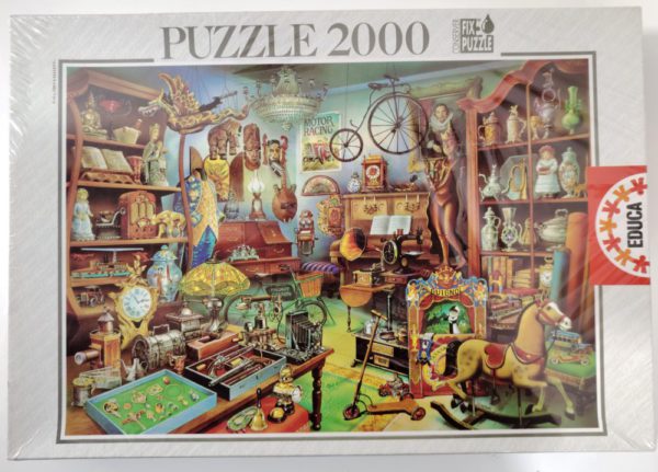 Image of the puzzle 2000, Educa, Antiquarian, Factory Sealed, Picture of the box