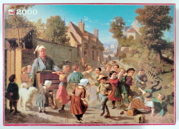 Image of the puzzle 2000, Jumbo, The Blind Organ Grinder, Rudolf Zink, Sealed Bag, Picture of the box