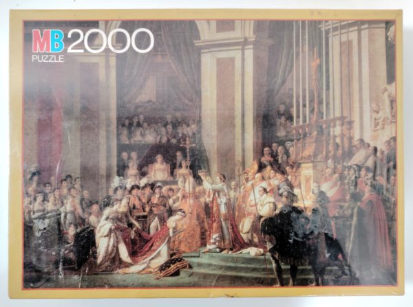 Image of the puzzle 2000, MB, The Coronation of the Emperor Napoleon, by Jacques-Louis David, Factory Sealed, Picture of the box
