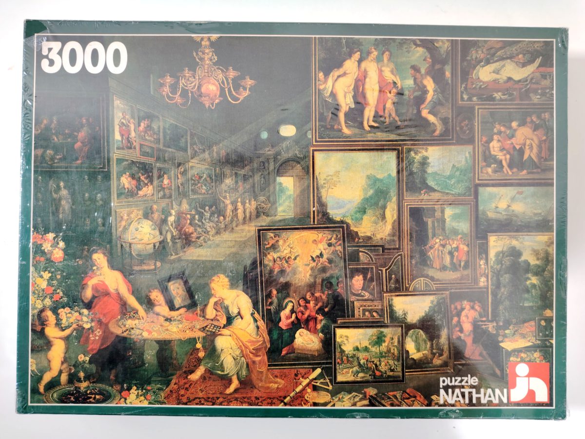 3000, Nathan, Sight and Smell, by Jan Brueghel the Elder, Factory Sealed, Listed by Rare Puzzles Europe Image of the puzzle 3000, Nathan, Sight and Smell, by Jan Brueghel the Elder, Factory Sealed, Picture of the box