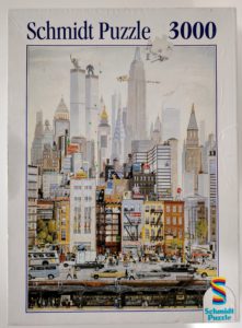 Image of the puzzle 3000, Schmidt, New York, François Zenner, Sealed Bag, Picture of the box