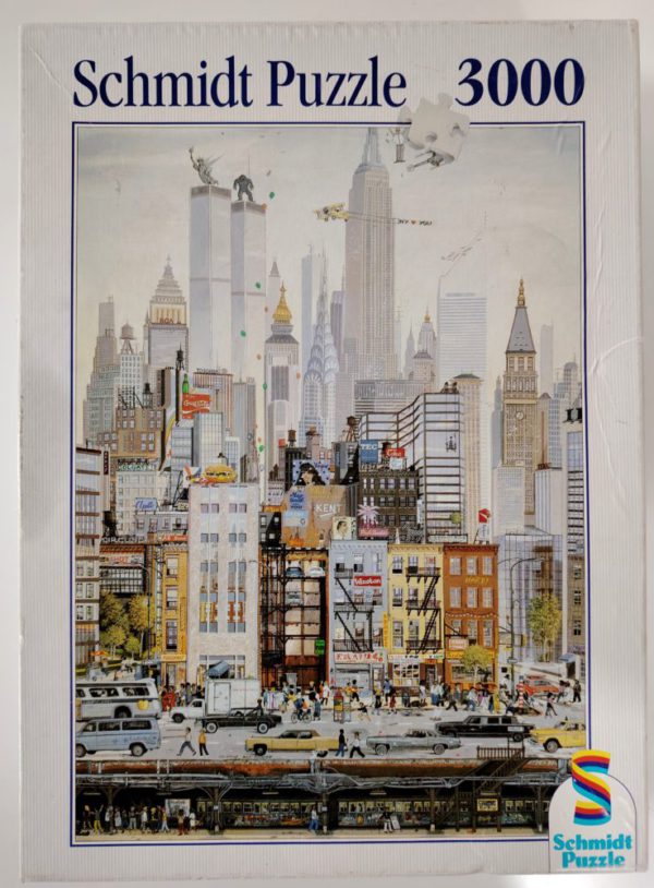 Image of the puzzle 3000, Schmidt, New York, François Zenner, Sealed Bag, Picture of the box