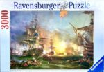 Image of the puzzle 3000, Ravensburger, Bombardment of Algiers, by Chambers, Factory sealed, Picture of the box