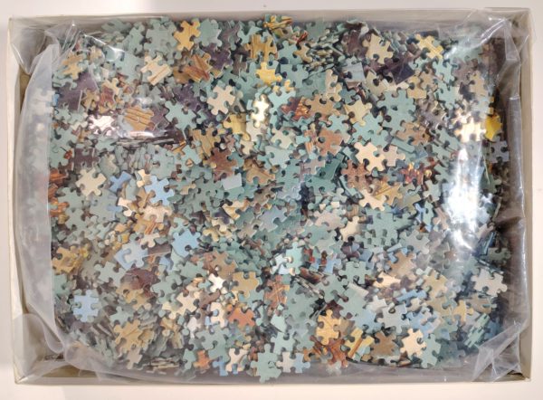 Image of the puzzle 4000, Schmidt, The Battle of Trafalgar, by Auguste Mayer, Sealed Bag, Picture of the bag