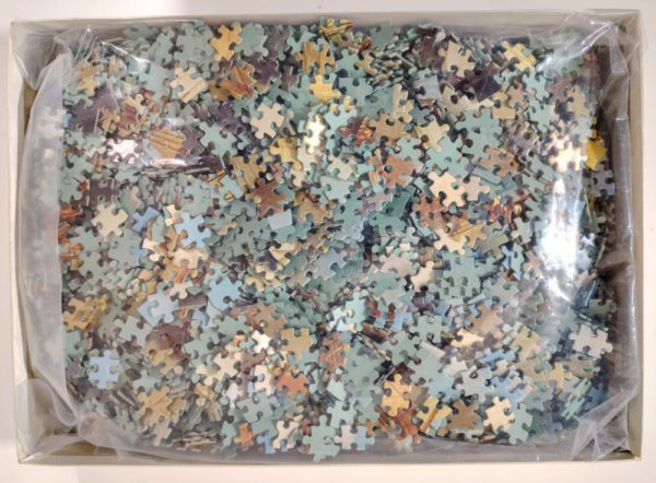 Image of the puzzle 4000, Schmidt, The Battle of Trafalgar, by Auguste Mayer, Sealed Bag, Picture of the bag