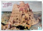 Image of the puzzle 4000, Schmidt, The Tower of Babel, Pieter Bruegel the Elder, Factory Sealed, Picture of the box