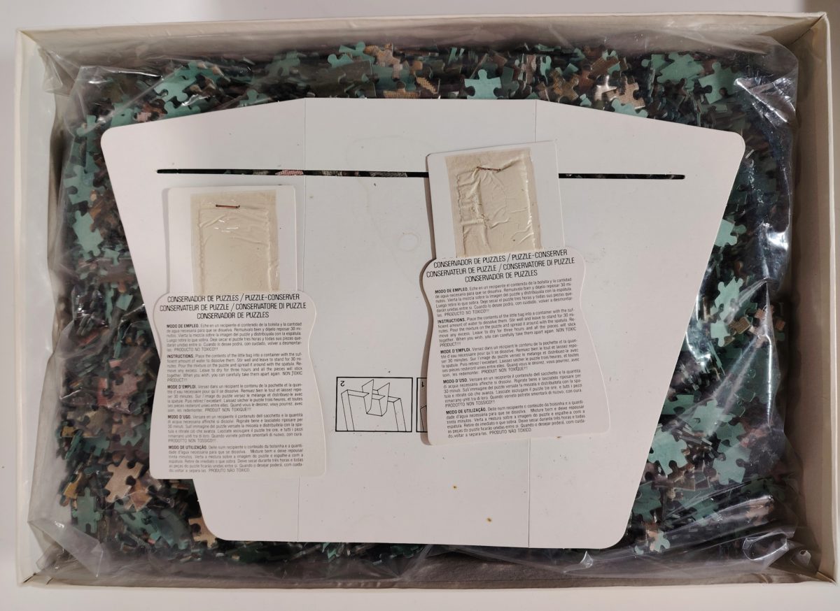 Image of the puzzle 5000, Educa, The Gallant Shepherd, Boucher, Sealed Bag, Picture of the bag