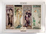 Image of the puzzle 6000, Nathan, A Night at the Theater, Alphonse Mucha, Sealed Bag, Picture of the box