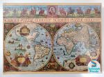 Image of the puzzle 6000, Schmidt, Historic Map of the World, Willem Blaeu, Factory Sealed, Picture of the box