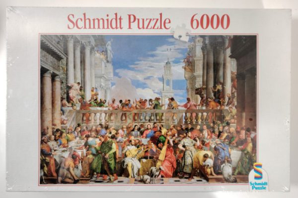 Image of the puzzle 6000, Schmidt, The Wedding at Cana, by Paolo Veronese, Factory Sealed, Picture of the box