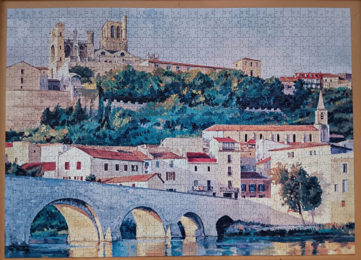 Image of the puzzle 1000, Puzzelman, French Reflection, by Robert Schaar, Complete, Picture of the puzzle