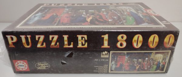 Image of the puzzle 18000, Educa, St. Columba Altarpiece, Van der Weyden, Factory Sealed, Picture of the box