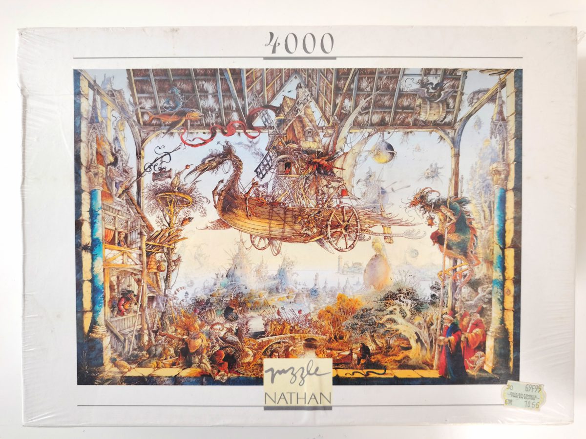 Image of the puzzle 4000, Nathan, Legends, Gabor Szittya, Factory Sealed, Picture of the box