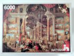 Image of the puzzle 6000, Nathan, Picture Gallery, by Giovanni Paolo Panini, Sealed Bag, Picture of the box