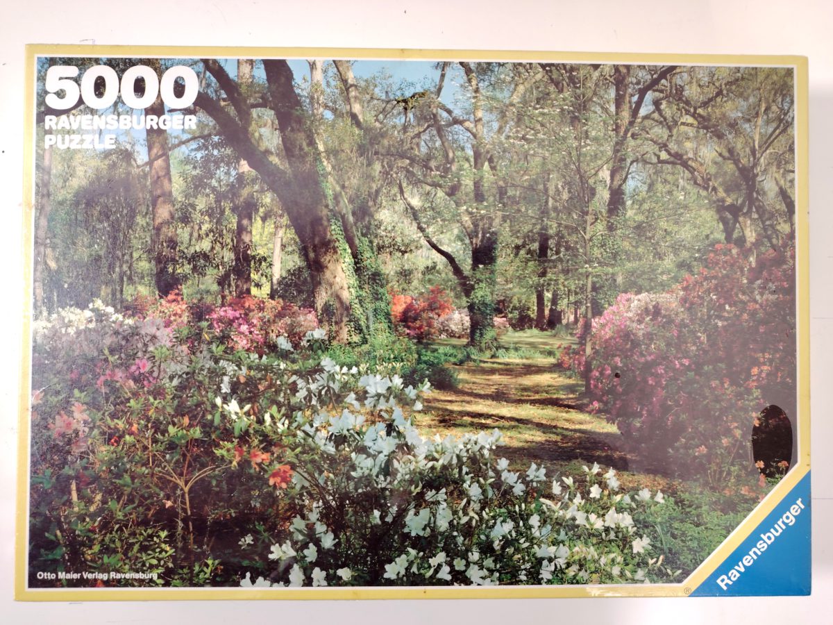 Image of the puzzle 5000, Ravensburger, Park, Factory Sealed, Picture of the box