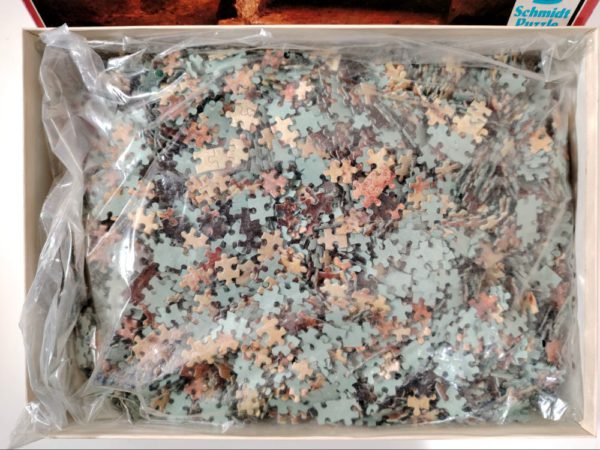 Image of the puzzle 6000, Schmidt, Lascaux Caves, Sealed Bag, Picture of the Bag