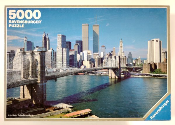 Image of the puzzle 5000, Ravensburger, New York City, Sealed Bag, Picture of the box