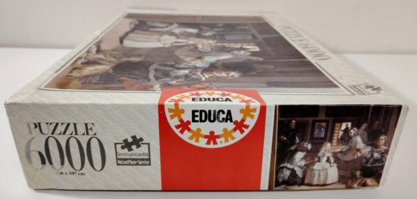 Image of the puzzle 6000, Educa, Las Meninas (fragment), Diego Velázquez, Sealed Bag, Picture of the box