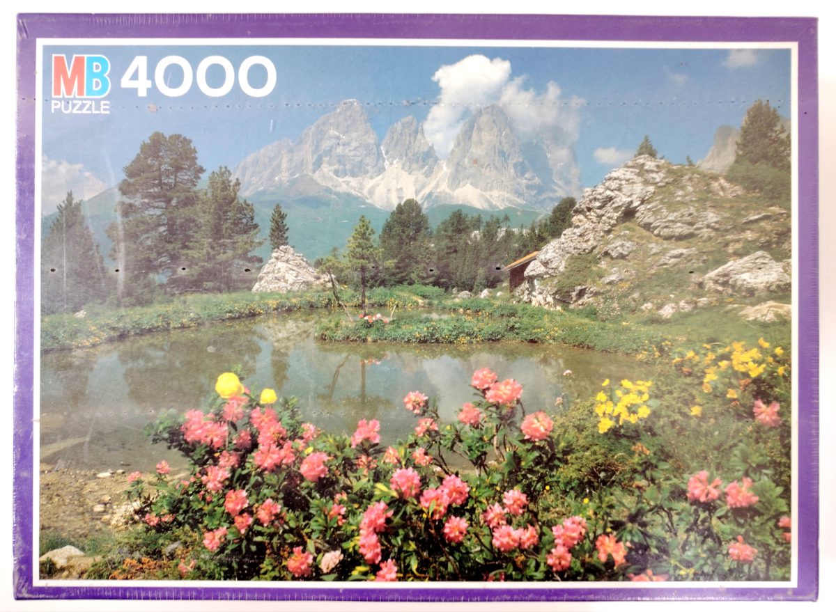 4000, MB, Dolomites, Langkofel, Factory Sealed, Listed by RarePuzzlesEurope Image of the puzzle 4000, MB, Dolomites, Langkofel, Factory Sealed, Picture of the box