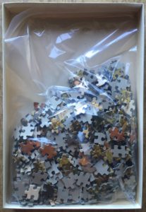 Image of the puzzle 500, Ravensburger, Women in the Garden, by Claude Monet, Complete, Picture of the bag