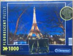 Image of the puzzle 1000, Clementoni, Paris (Fluorescent), Factory Seales, Picture of the box