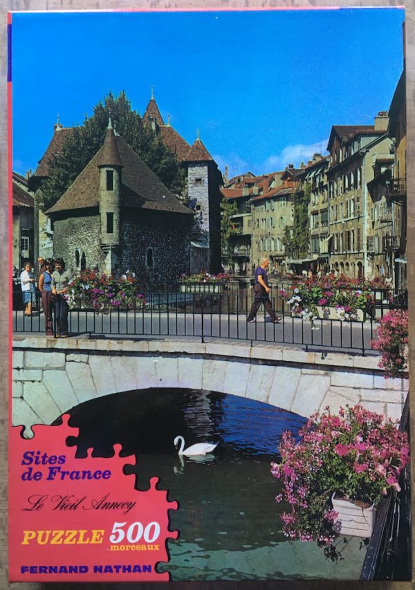 Image of the puzzle 500, Nathan, Old Annecy, Sealed Bag, Picture of the box