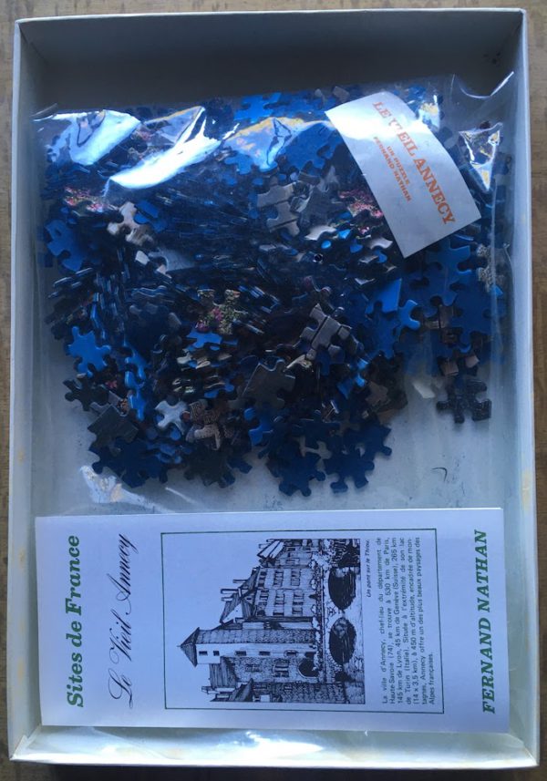 Image of the puzzle 500, Nathan, Old Annecy, Sealed Bag, Picture of the bag