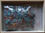 Image of the puzzle 1000, Ravensburger, Yesteryear Autumn, by Margret Rettich, Incomplete, Picture of the bag