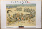 Image of the puzzle 500, Nathan, The Little Train, by Albert Dubout, Complete, Picture of the box