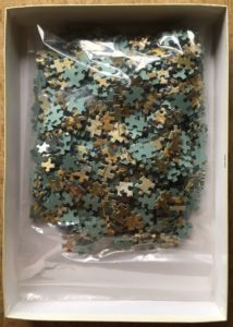 Image of the puzzle 1000, Nathan, Homer's Words, by Mélanie Boone, Complete, Picture of the bag