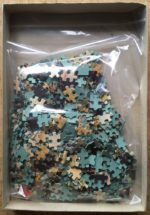 Image of the puzzle 500, MB, La Demoiselle de Castelnau, by Frédéric Bazille, Complete, Picture of the bag