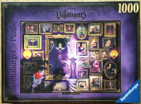 Image of the puzzle 1000, Ravensburger, Villainous, Evil Queen, by Disney, Factory Sealed, Picture of the box