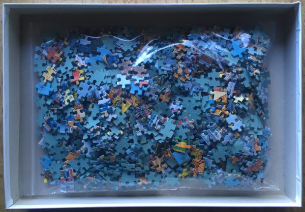 Image of the puzzle 1000, Falcon, London Laughs, by Graham Thompson, Complete, Picture of the bag