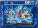 Image of the puzzle 1500, Ravensburger, Disney's Magical Storybook, Factory Seald, PIcture of the box