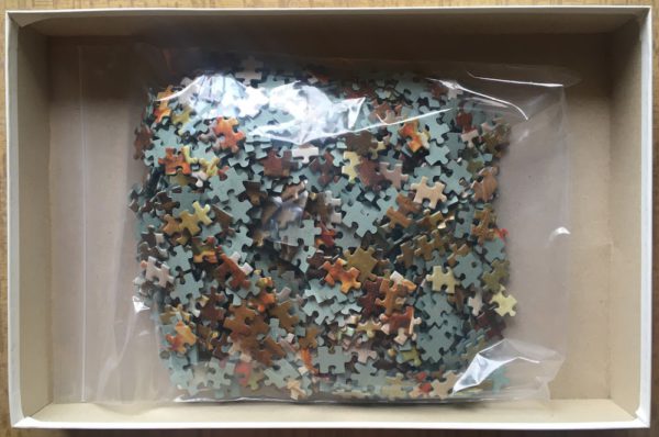 Image of the puzzle 1000, F.X. Schmid, The Last Supper, Complete, Picture of the bag
