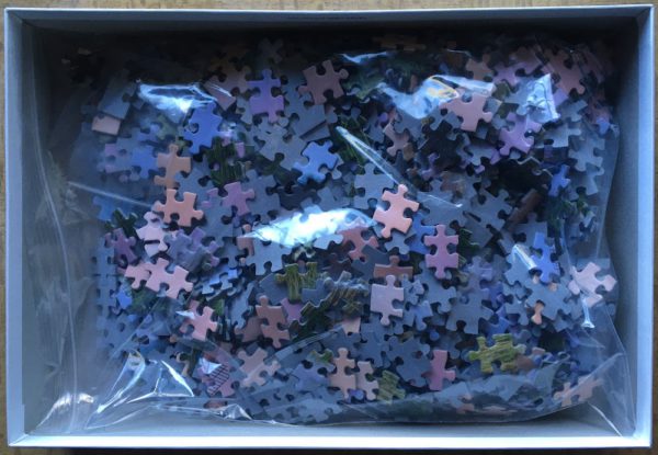 Image of the puzzle 1000, R&B, Kinderdijk, Complete, Picture of the bag