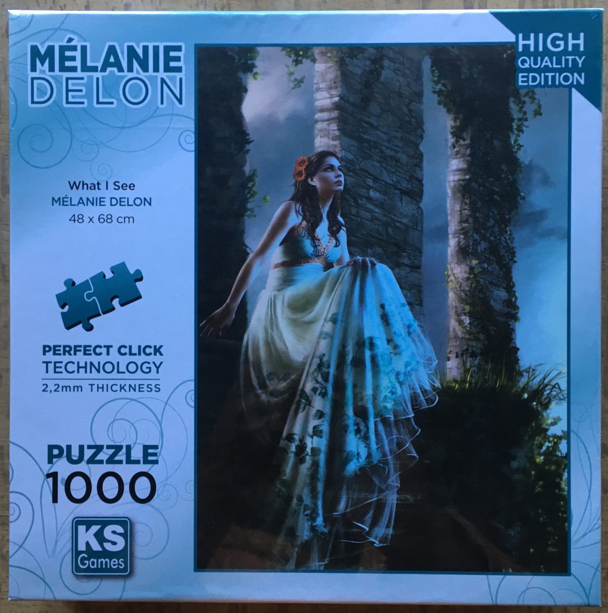 1000, KS Games, What I See, by Mélanie Delon Image of the puzzle 1000, KS Games, What I See, by Mélanie Delon, Picture of the box